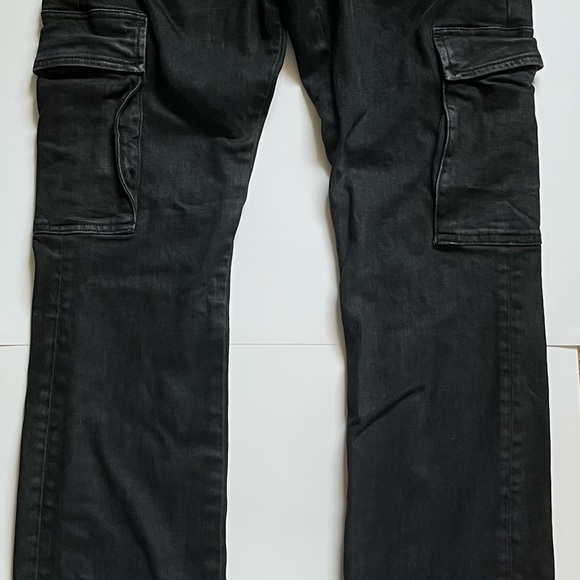 Purple Brand Men's Black Cargo Jeans